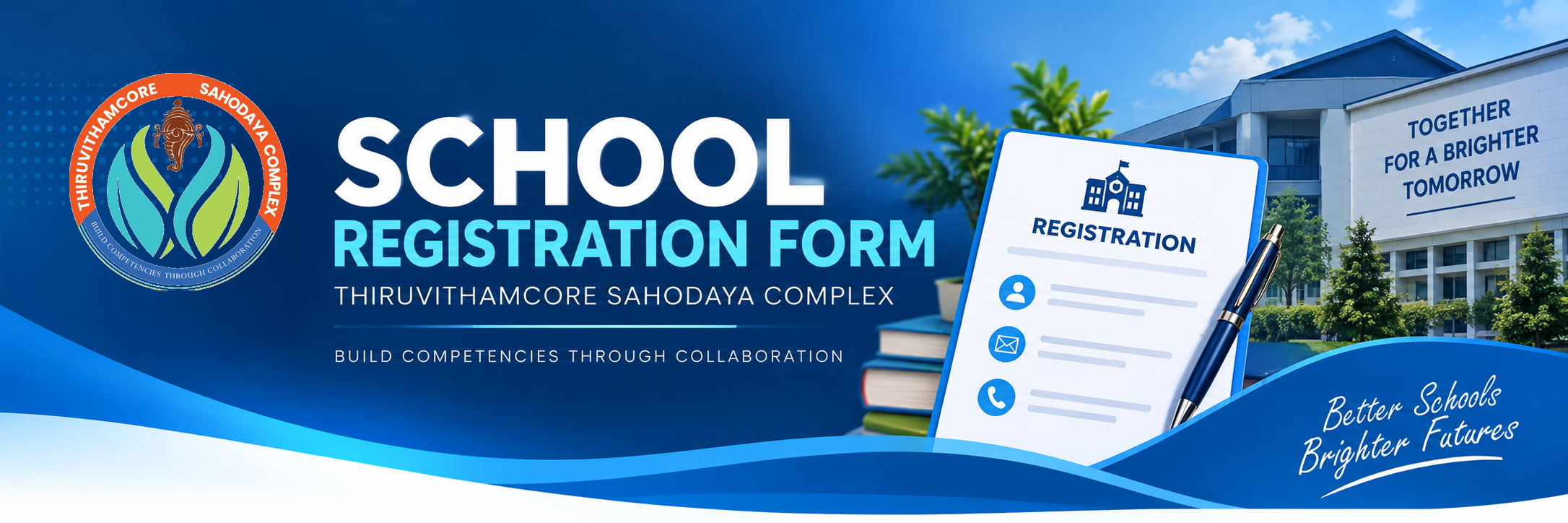 School Registration Banner – Thiruvithamcore Sahodaya Complex
